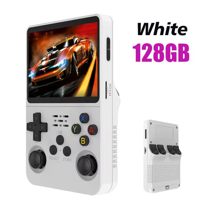 128G R36S Retro Handheld Video Game Console Linux System 3.5 Inch IPS Screen R35S Pro Portable Pocket Video Player 64GB Games